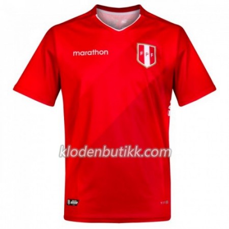 Peru Borte Fotballdrakt Copa América 2019 Kortermet